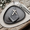 recycled leather placemat