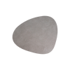 Curve Leather Placemats - Light Grey