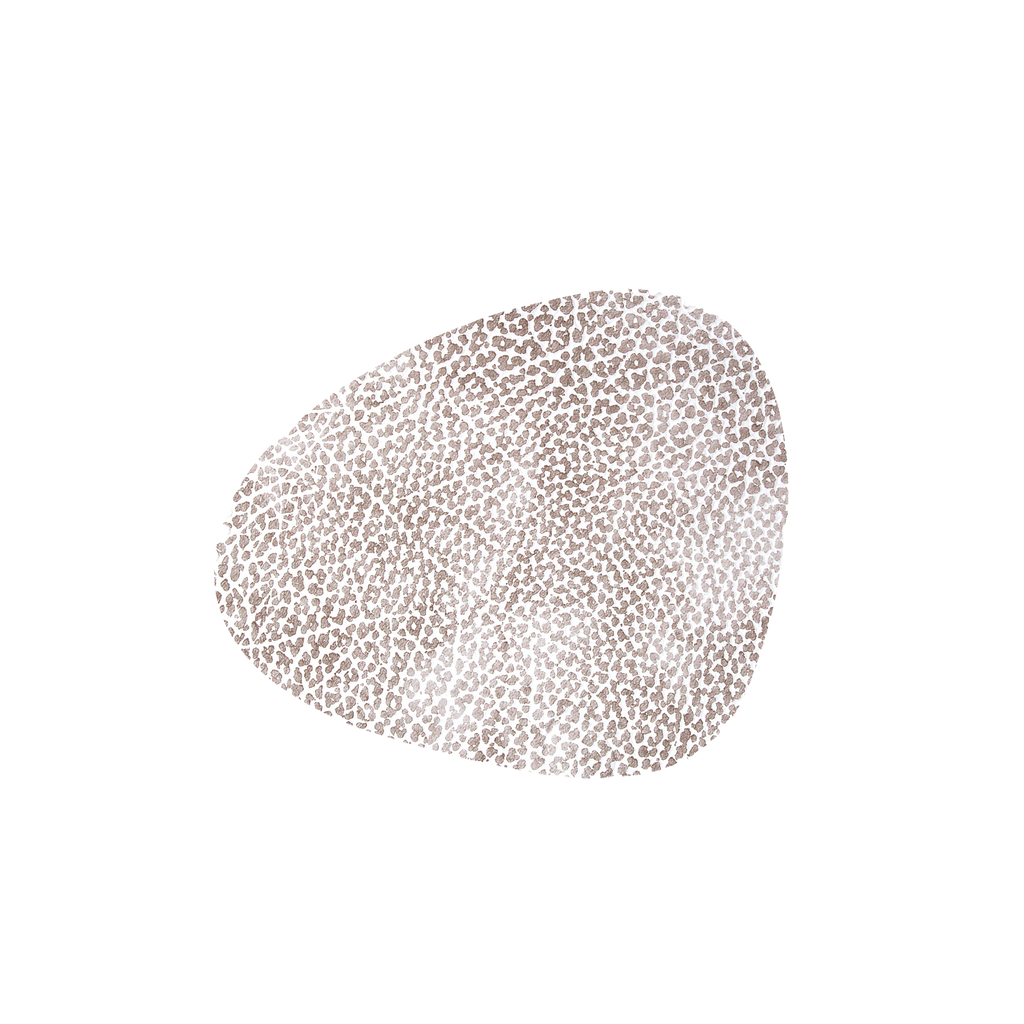 Curve Leather Placemats - White
