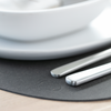 Curve Leather Placemats - Core Black