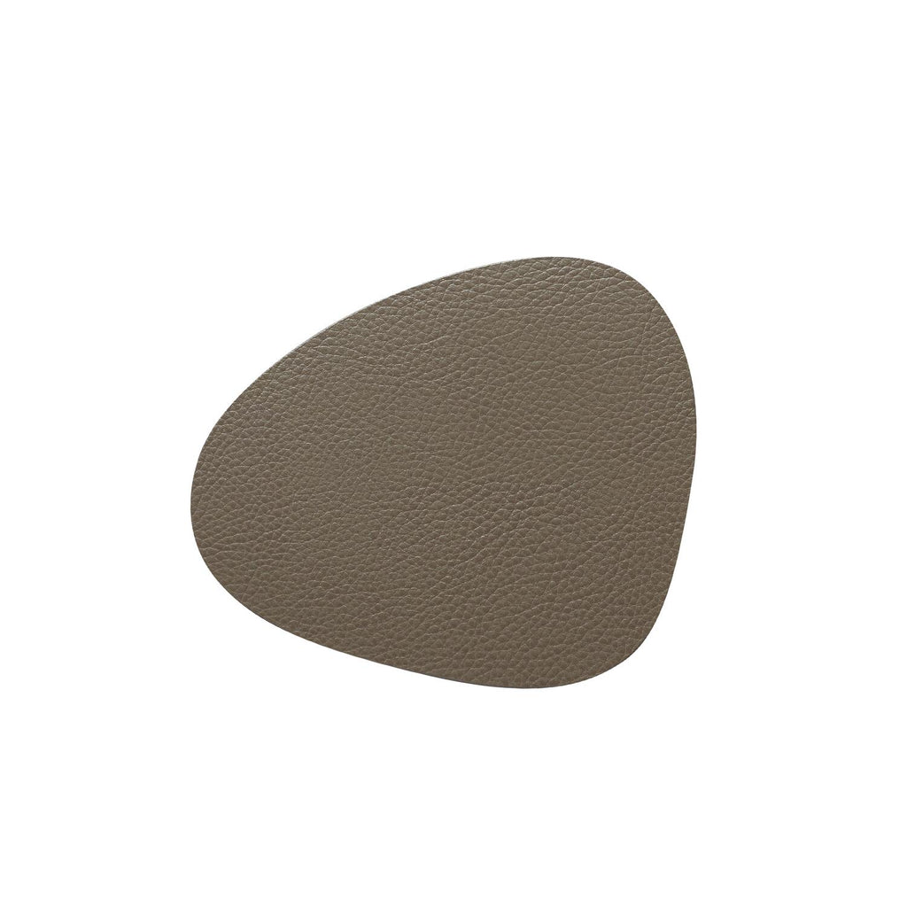 Curve Leather Placemats - Serene Moss