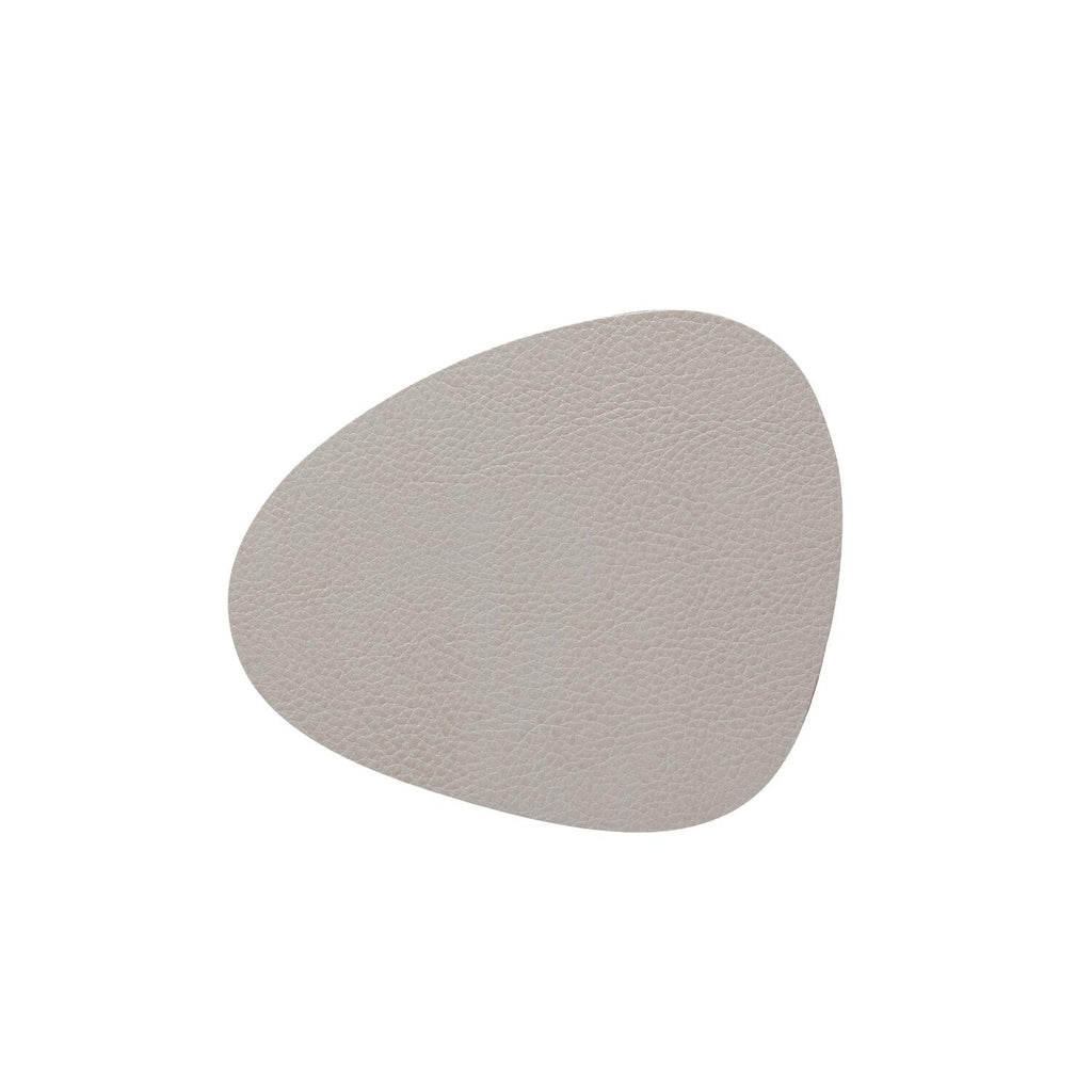 Curve Leather Placemats - Serene Cream