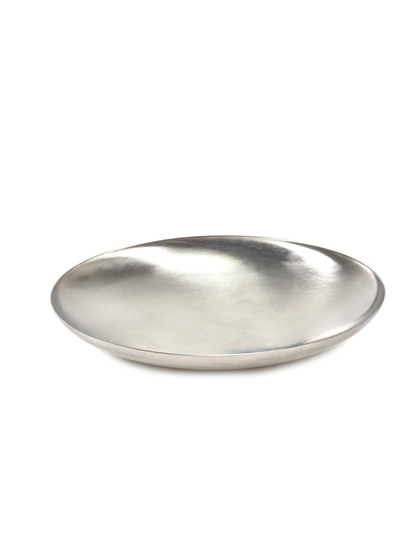 Brushed Steel Bowls by Bea Mombaers