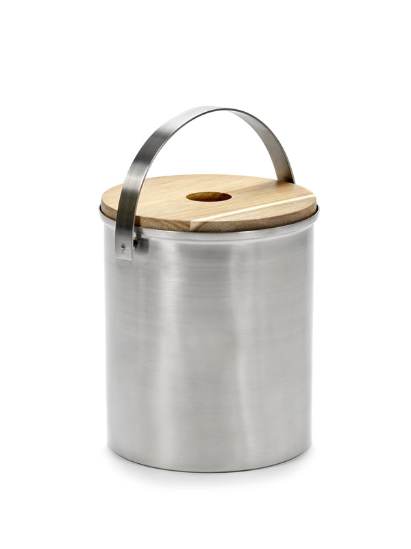 Brushed Steel Ice Bucket