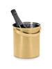 Brushed Steel Gold Ice Bucket SALE