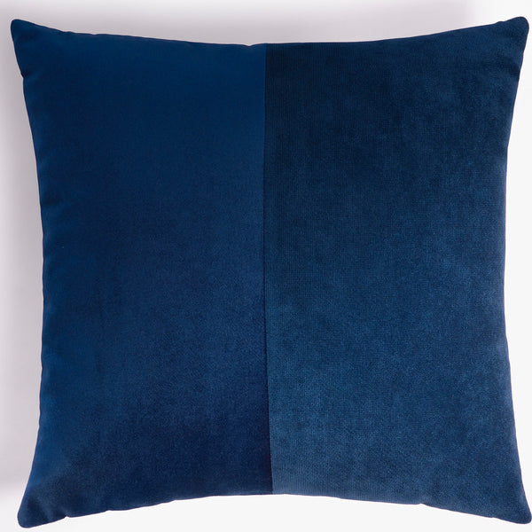 Double Velvet Cushion - Midnight Blue