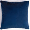 Optic Velvet Cushion - Midnight Blue