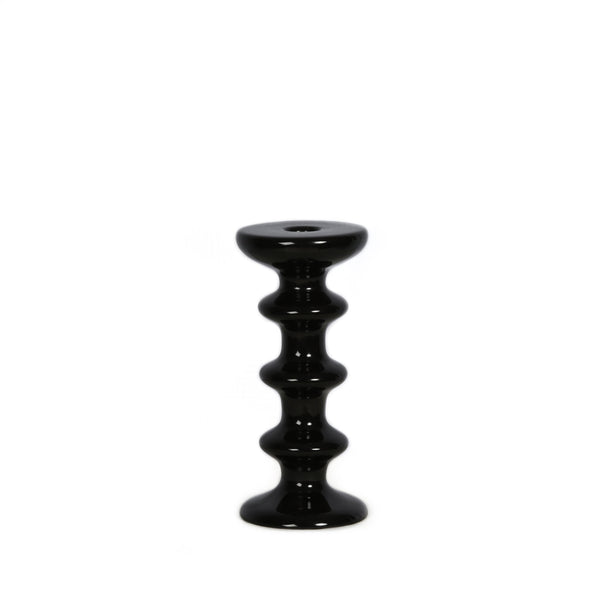 Slavic Candle Holder - Black