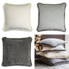 Happy Velvet Cushion - Ivory