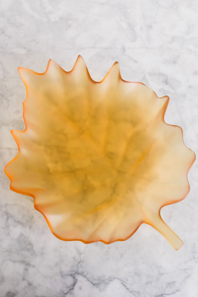 Maple Leaf Serving Platter