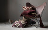 Deva Velvet Cushion - Navy Blue
