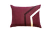 Racine Cushion - Aubergine