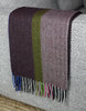Stripe Throw Blanket Bordeaux | Burel Factory