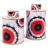 Ikat Iron Vase Cannisters | Les Ottomans