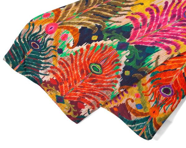 Peacock Table Cloth by Matthew Williamson | Les Ottomans