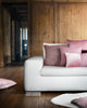Happy Velvet Cushion - Petrol