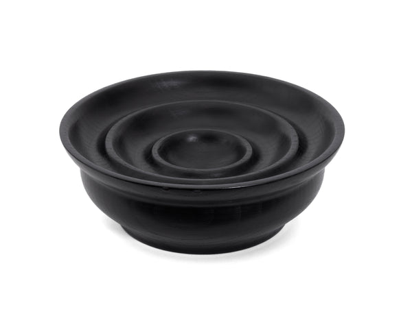 Mayra Medium Two Tiered Bowl Black