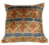 Silk Velvet Cushion N. E51 - Tangerine