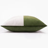 Optic Velvet Cushion - Pale Green SALE