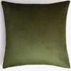 Optic Velvet Cushion - Pale Green