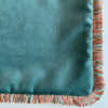 Teal Happy Velvet Pillow | Lo Decor