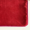 Red Velvet Pillow by Lo Decor