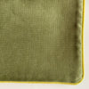 Green Velvet Pillow by Lo Decor