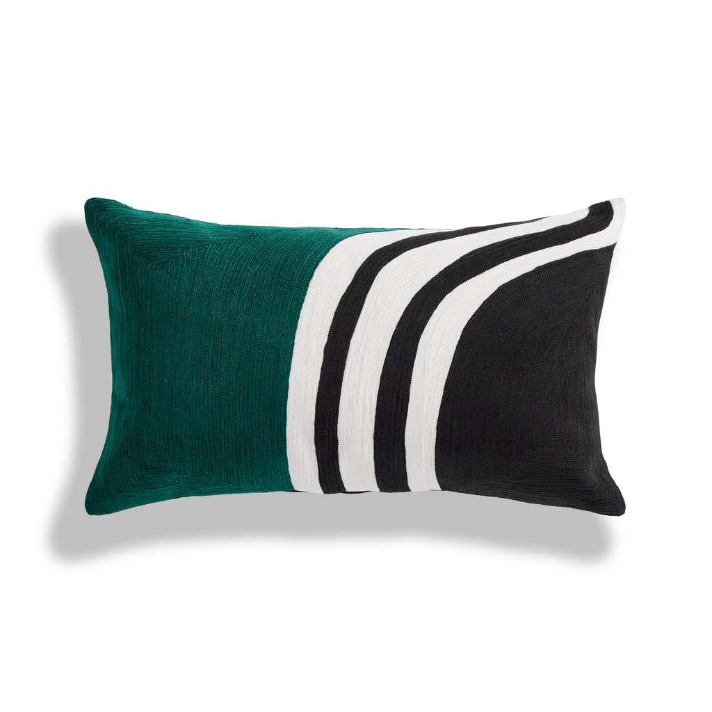 Onde Wave Cushion - Bleu Sarah