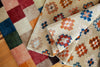 Checkerboard Tibetan Rug - Multicolor