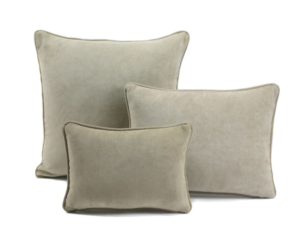 Velvet Cushion - Sand