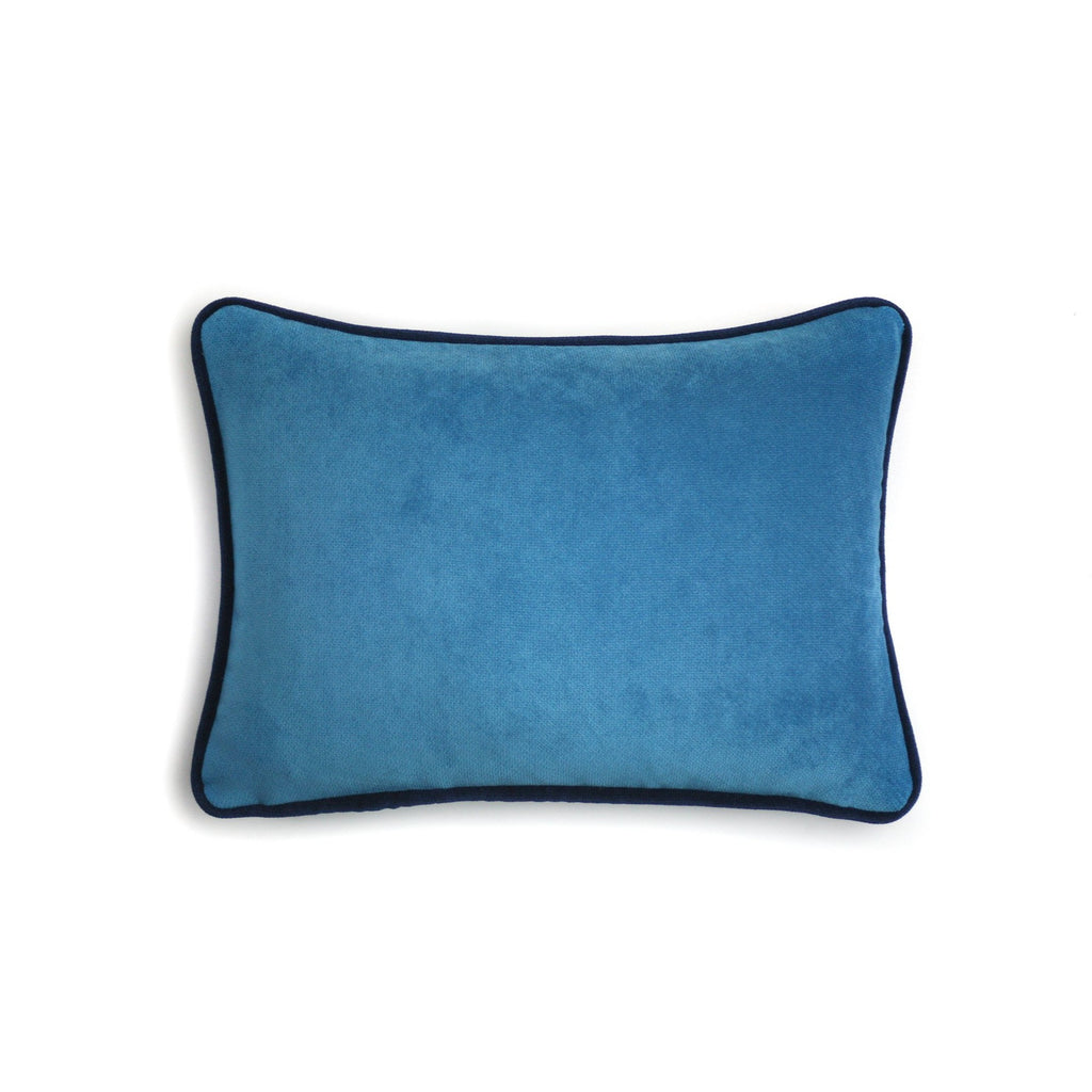 Sky Blue Velvet Pillow | LO Decor