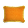 Happy Velvet Pillow Orange | LO Decor
