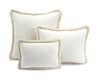 Happy Velvet Pillow Creme | LO Decor