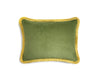 Happy Velvet Cushion Green | LO Decor