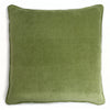 Pale Green Velvet Cushion | LO Decor