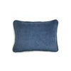 Steel Blue Velvet Pillow | LO Decor