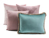 Velvet Rib Cushion - Petrol