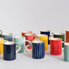 stripe espresso cups colorful / musango