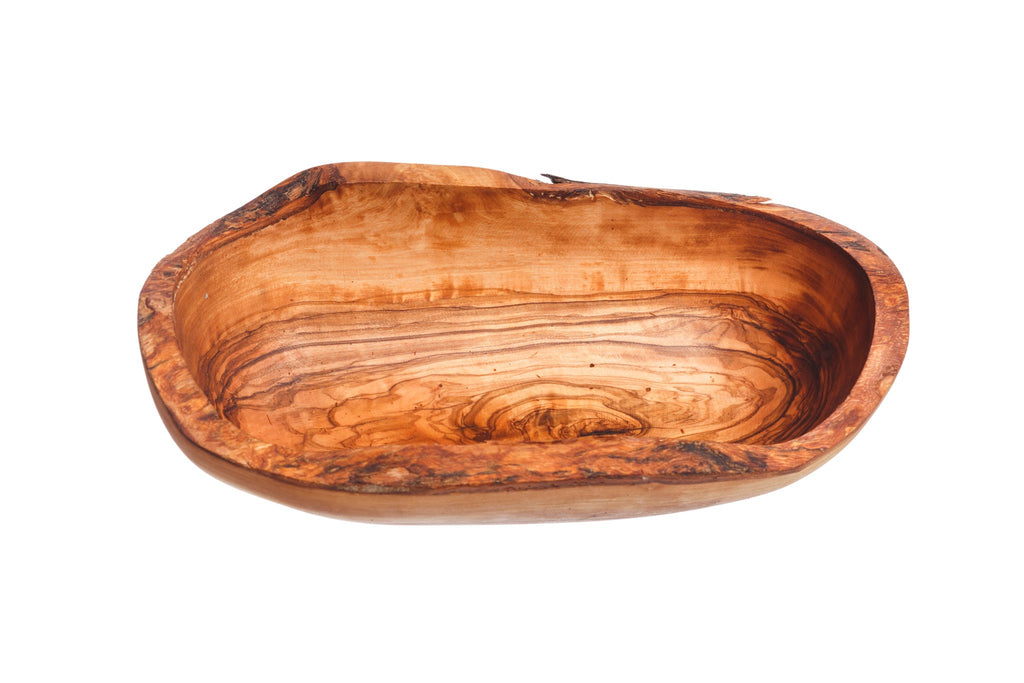 olive wood rustic bowl at details by mr k