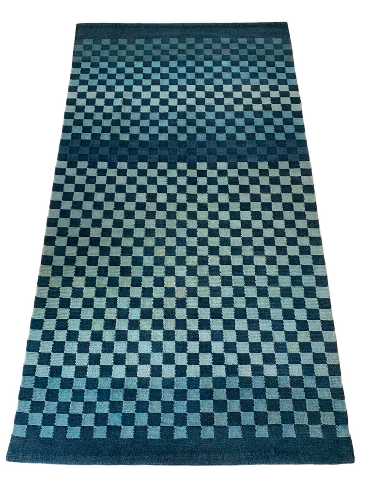 tibetan checkerboard rug at details by mr k