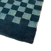 Checkerboard Tibetan Rug - Blue