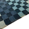 Checkerboard Tibetan Rug - Blue