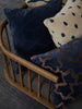 Mita Velvet Cushion - Sea Blue