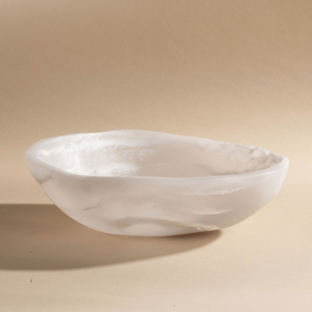 stone edge resin bowl