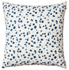 Tiger Dot Linen Cushion - Blue