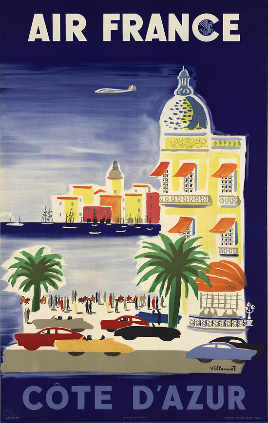cote d'azur air france print