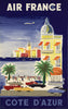 cote d'azur air france print