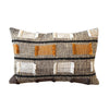 Linen & Velvet Cushion - Amber