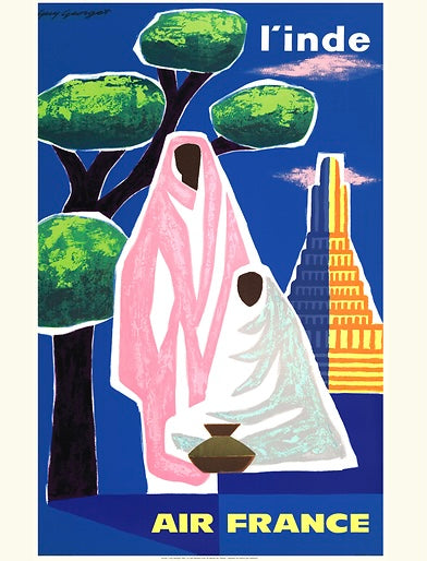 Poster - Air France Inde