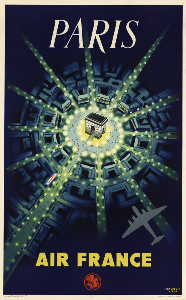 Poster - Air France Paris (Etoile)